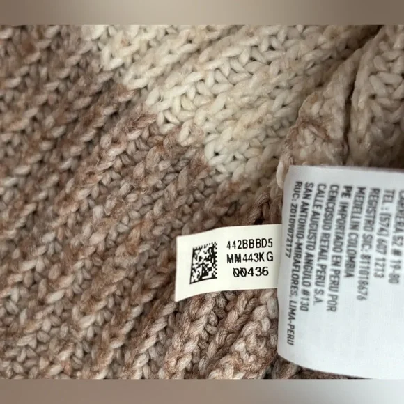 American Eagle AE Oversized Striped Sweater Size XL XXL 1X 2X - Picture 8 of 12